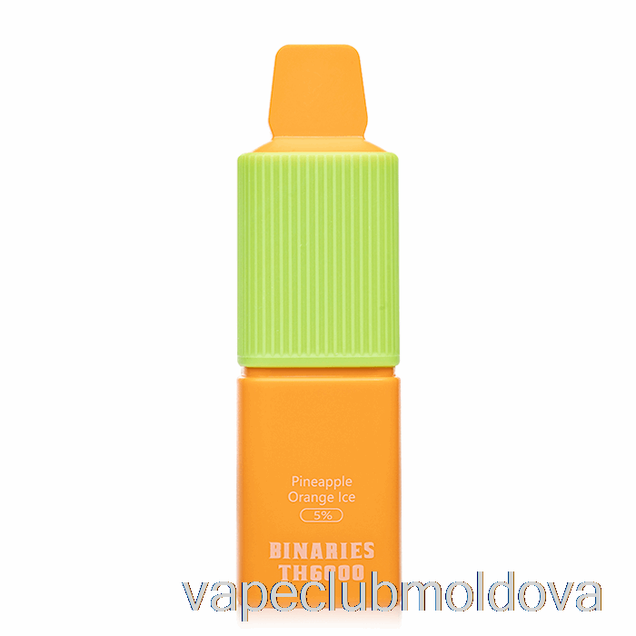 Kit Vape Pod Horizon Binaries Th6000 De Unică Folosință Gheață Portocalie De Ananas